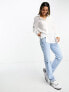 Фото #8 товара Mango oversized shirt in white