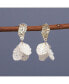 ფოტო #2 პროდუქტის Women's Dented Drop Earrings