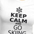 KRUSKIS Keep Calm And Go Skiing short sleeve T-shirt