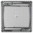 Фото #2 товара 34'' Square Height Adjustable Granite White Plastic Folding Table