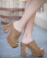 Фото #11 товара Bobi Woven Slip On Platform Sandals