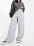 ASOS DESIGN wide leg trouser in grey