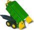 Rolly Toys Rolly Toys duża Dwuosiowa Przyczepa John Deere Wywrotka