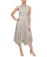 Women's Handkerchief-Hem Halter Dress