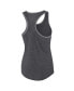 ფოტო #2 პროდუქტის Women's Heather Charcoal Cincinnati Bengals Fuel Racerback Tank Top