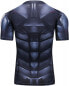 Фото #4 товара Cody Lundin® Men's Superhero T-Shirt Short Sleeve Shirt Fitness Training Jogging Compression Shirt Printed
