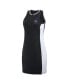 ფოტო #4 პროდუქტის Women's Black Philadelphia Phillies Colorblock Quarter-Zip Sleeveless Dress