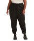 Фото #1 товара Plus Size Off-Duty High Rise Relaxed Jogger Pants