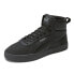 Puma Caven Mid Buck Lace Up Mens Black Sneakers Casual Shoes 39045301