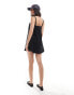 Фото #2 товара ASOS DESIGN denim cami mini dress in washed black