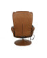 Фото #15 товара Massaging Multi-Position Plush Recliner Chair With Side Pocket And Ottoman