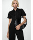 Women's Long Chest-Pocket Jumpsuit