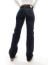 Фото #4 товара Weekday Arrow low waist regular fit straight leg jeans in blue rinse wash