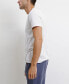 Фото #2 товара TMV002CJ Mens Cotton Jersey Short-Sleeve V-Neck T-Shirt