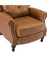 Фото #9 товара Cailin Genuine Leather Recliner with Tufted Back