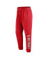 ფოტო #3 პროდუქტის Men's Red Detroit Red Wings Chop Block Fleece Sweatpants