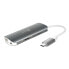 Фото #2 товара j5create JCD383 USB-C™ 9-in-1 Multi Adapter - Silver and White - USB 3.2 Gen 1 (3.1 Gen 1) Type-C - 10,100,1000 Mbit/s - Silver - White - MicroSD (TransFlash) - SD - HDMI - USB 3.2 Gen 1 (3.1 Gen 1) Type-A - USB 3.2 Gen 1 (3.1 Gen 1) Type-C - Aluminium