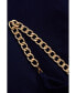 Фото #3 товара Women's Chain Strap Wrap Dress
