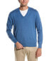 Фото #1 товара Brooks Brothers Jersey V-Neck Sweater Men's Xl