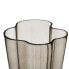 Vase Grey Crystal 15,5 x 15 x 25 cm