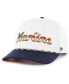 Фото #2 товара Men's White Miami Marlins Flag Script Hitch Adjustable Hat