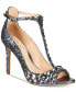 ფოტო #1 პროდუქტის Women's Conroy T Strap Peep Toe Evening Sandals