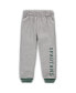 ფოტო #4 პროდუქტის Toddler Boys Green and Heathered Gray Michigan State Spartans Poppies Hoodie and Sweatpants Set