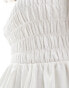 Фото #4 товара Vero Moda smocked short sleeved t-shirt in white