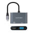 Фото #3 товара Адаптер USB-C — VGA/HDMI NANOCABLE 10.16.4303 Серый 4K Ultra HD