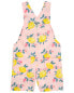 Toddler Lemon Print Shortalls 5T