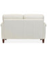 Фото #8 товара Kared 60" Roll Arm Leather Loveseat, Created for Macy's