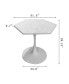 Фото #2 товара Modern Hexagonal Coffee Table with Marble Top and Metal Base