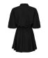 ფოტო #3 პროდუქტის Women's Linen Shirt Collar Dress