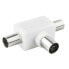 Фото #1 товара ONLEX T-shaped antenna connector 1male - 2female