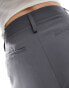 Фото #9 товара COLLUSION relaxed tailored trouser in grey