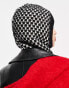 Фото #4 товара & Other Stories knitted balaclava hood in black and white