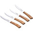 Фото #2 товара BERGNER Set 4 Chuleteros Knives Stainless Steel Acacia