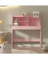 Фото #1 товара Modern Kids Desk & Chair Set: Compact, Multi-Storage, Pink