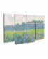 Фото #2 товара Claude Monet Field of Yellow Irises at Giverny Multi Panel Art Set 6 Piece - 49" x 19"