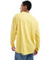 COLLUSION oversized logo t-shirt in yellow