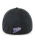 Фото #2 товара Men's Black Tampa Bay Rays Cooperstown Collection Franchise Fitted Hat