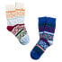 Фото #1 товара UNITED BY BLUE Softhemp Collage Stripe Half long socks 2 pairs