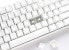 Фото #3 товара Ducky One 3 Classic Pure White TKL Gaming Tastatur RGB LED - MX-Red - USB - Mechanical - RGB LED - White