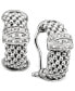 ფოტო #1 პროდუქტის Sterling Silver Earrings, Diamond Mesh (1/5 ct. t.w.)