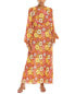 Ted Baker Printed Maxi Dress Women's Orange 2