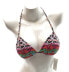 Фото #1 товара Trina Turk Womens Swimwear Mocha Multi Color Paisley String Bikini Top Size 6