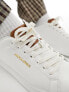 Фото #7 товара Jack & Jones faux leather trainer in white