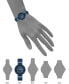 ფოტო #4 პროდუქტის Women's Three-Hand Quartz Navy Ceramic Bracelet Watch, 24.5mm