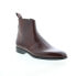 Bruno Magli Milton MB2MLTE0 Mens Brown Leather Zipper Casual Dress Boots