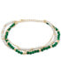 Фото #3 товара Браслет Macy's Triple Layer Pearl & Jade Bead